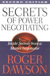 Secrets of Power Negotiating  cover